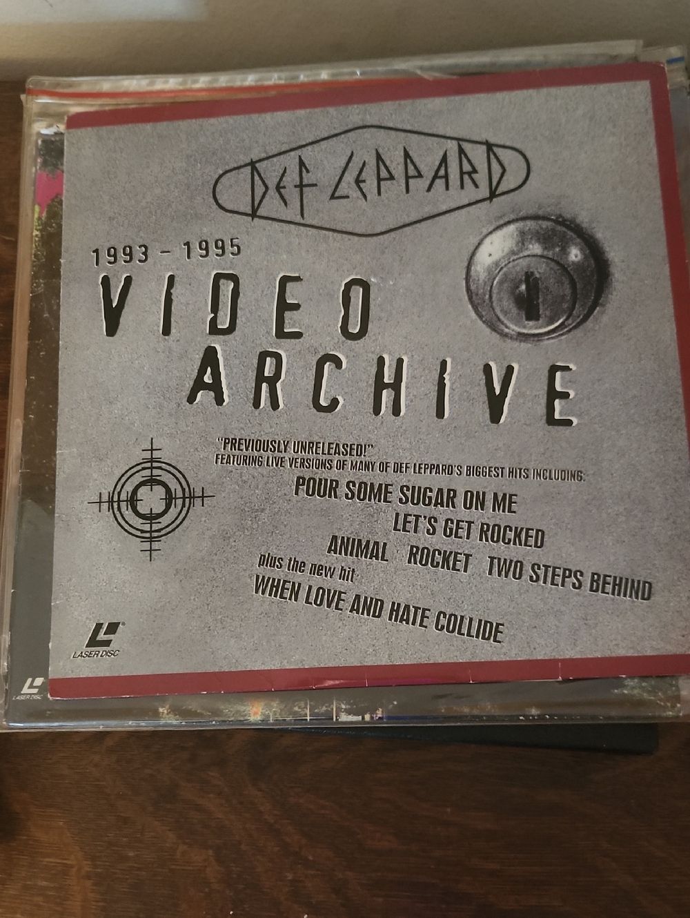 Def Leppard 1993-1995 Video Archive Laser Disc Laserdisc